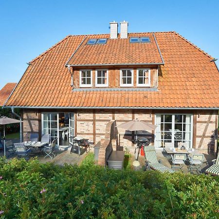 Fachwerkhaeuser Seedorf - Haushaelfte "Sophie Charlott" Mit Kamin Und Terrasse Buitenkant foto