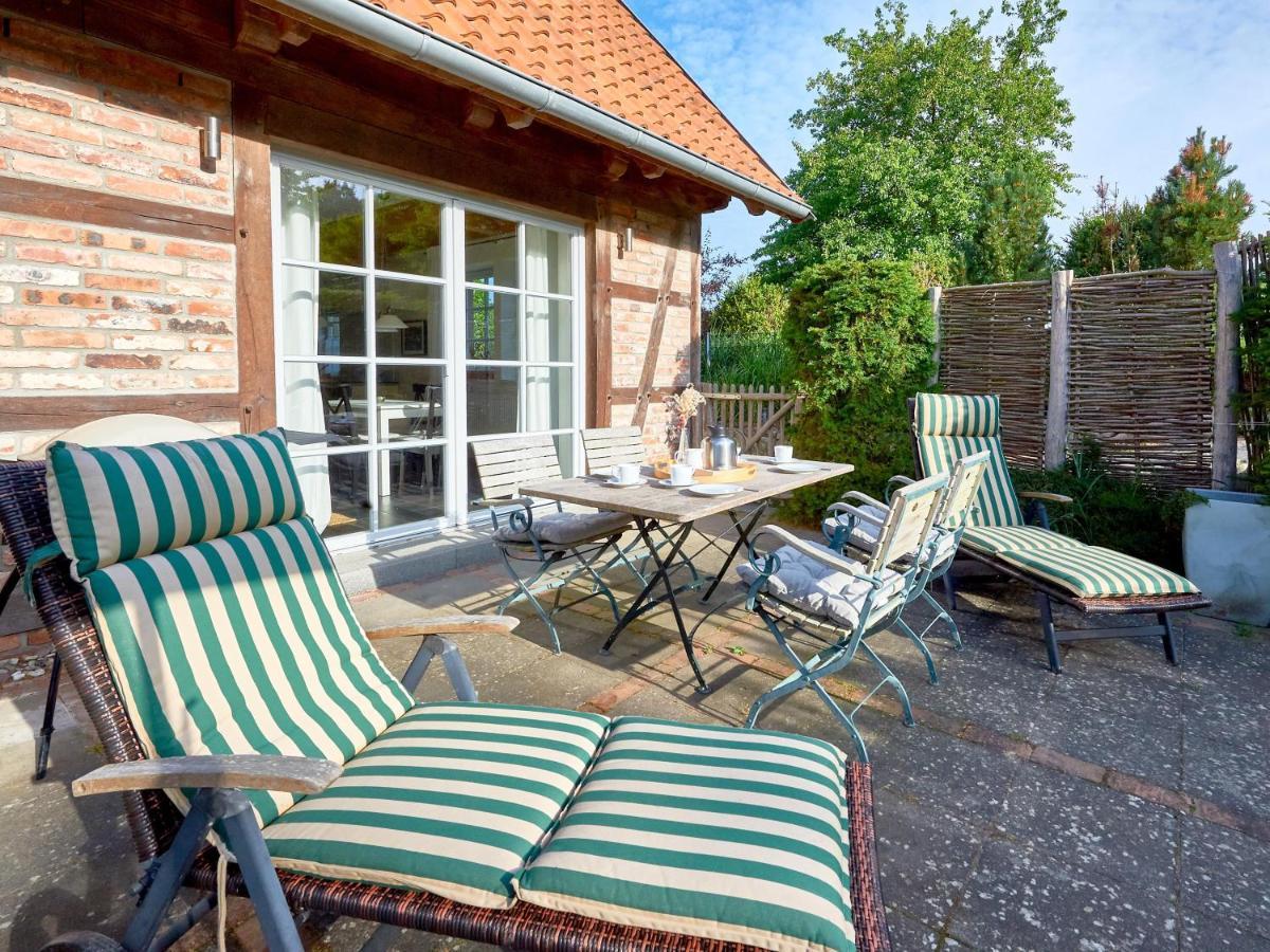 Fachwerkhaeuser Seedorf - Haushaelfte "Sophie Charlott" Mit Kamin Und Terrasse Buitenkant foto