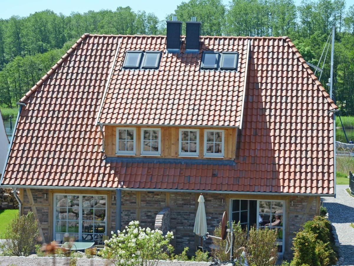 Fachwerkhaeuser Seedorf - Haushaelfte "Sophie Charlott" Mit Kamin Und Terrasse Buitenkant foto